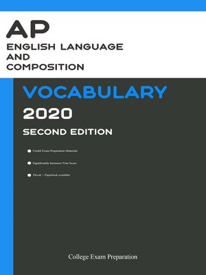 cover image of AP English Language & Composition Vocabulary 2020